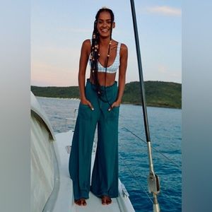 Free People Blissed Out Wide-Leg Pants